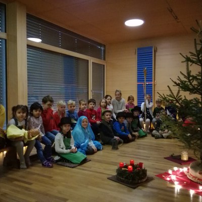 Weihnachtsfeier im Kindergarten
