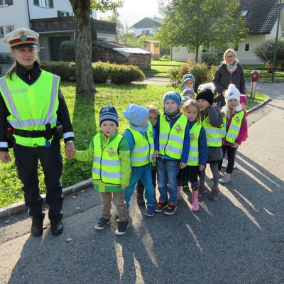 Die Polizei im Kindergarten